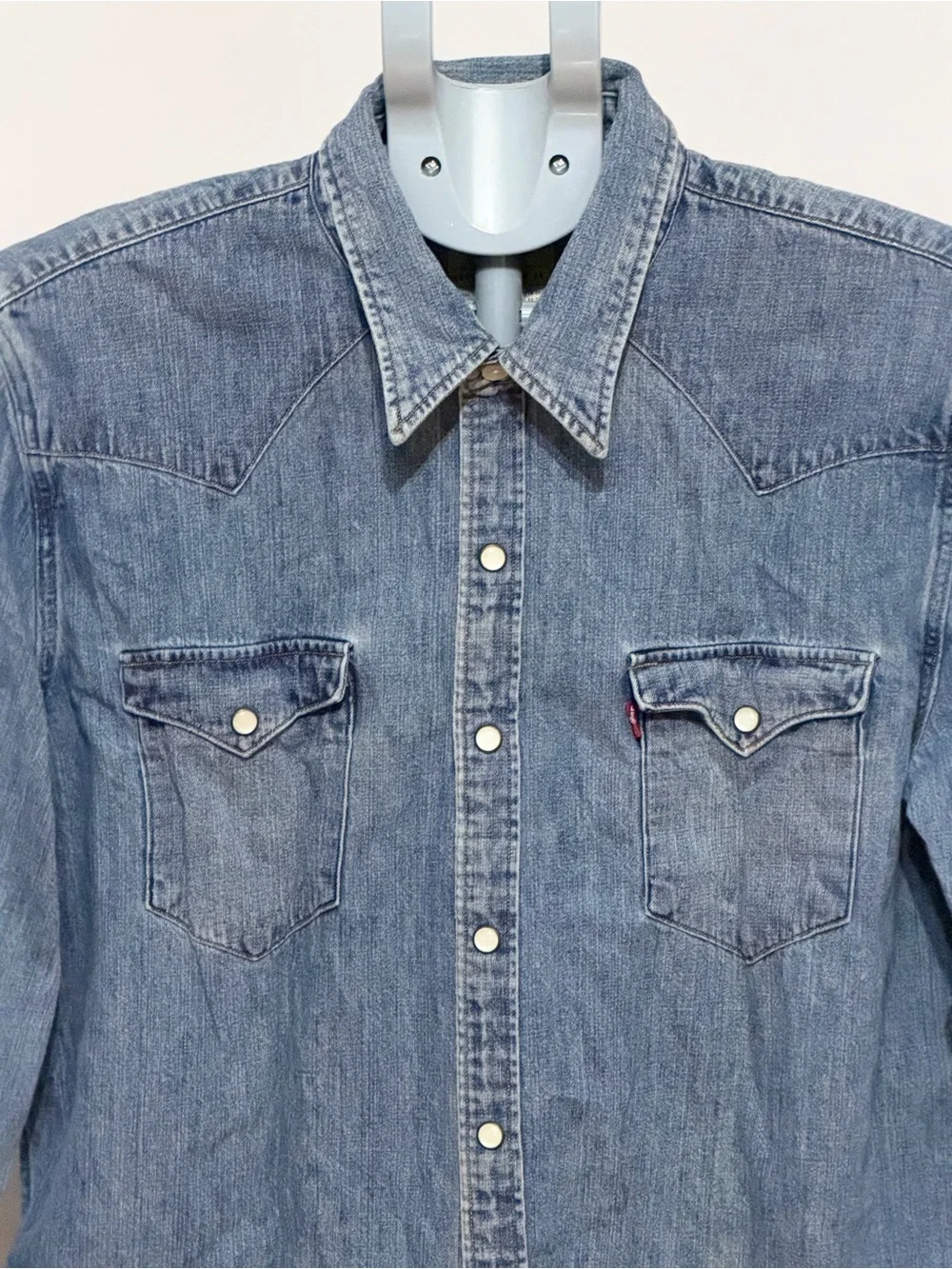Levi’s Men’s Denim Western Shirt – Size L